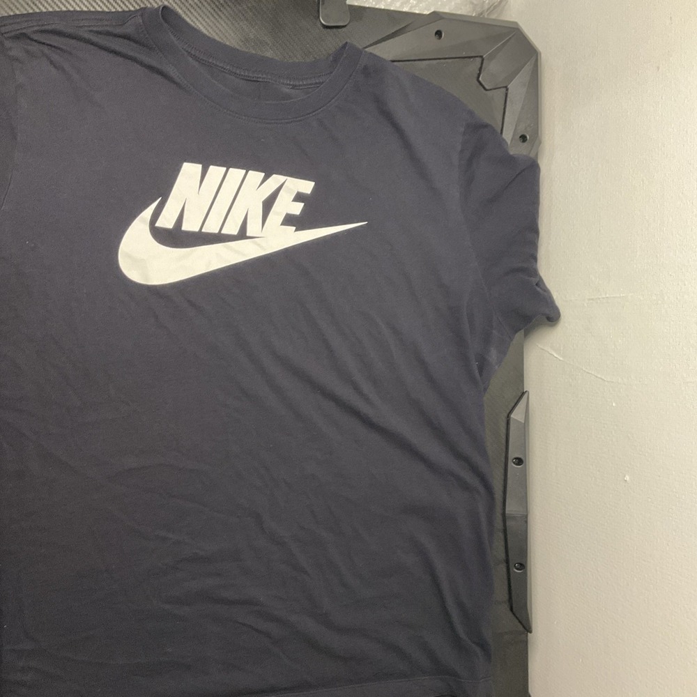 Nike Youth Navy Tee  White Lettering Size XXL